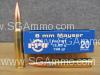 200 Round Case - 8mm Mauser FMJ 198 Grain Prvi Partizan Ammo - PP8F